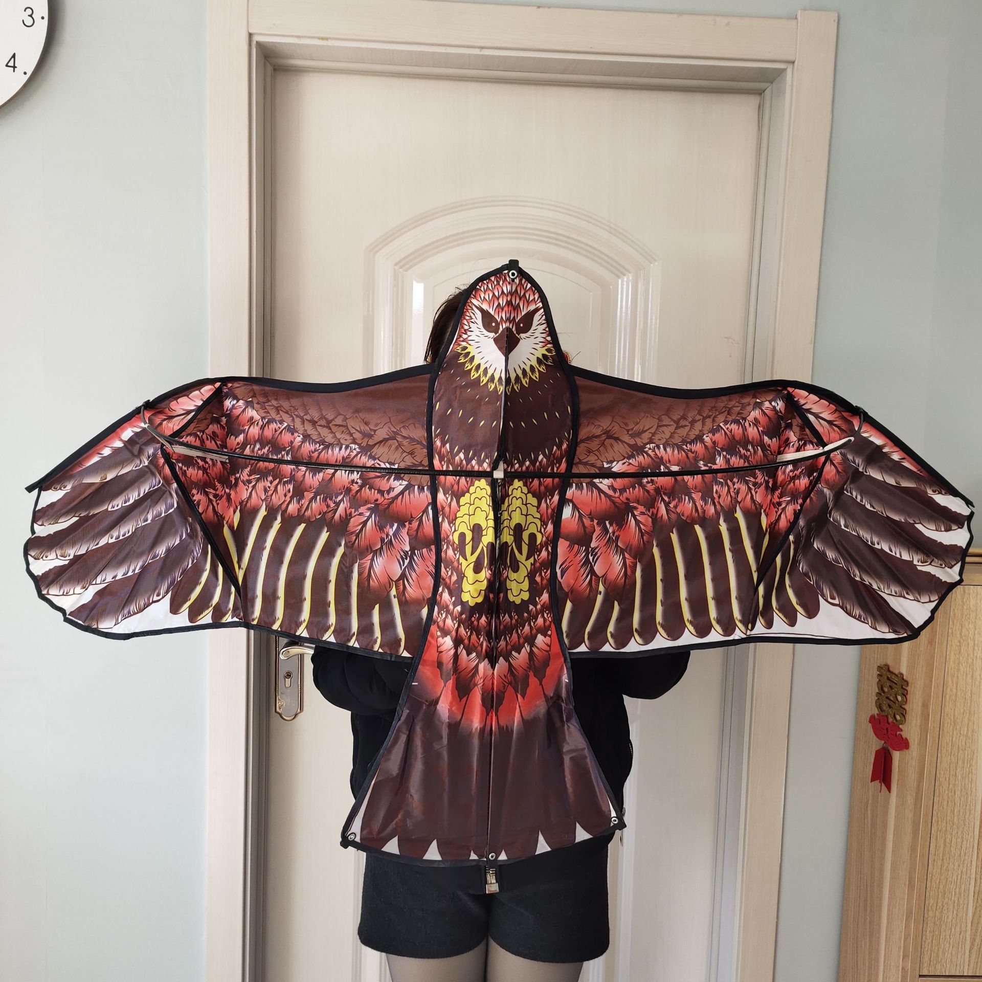 Weifang Kite Wholesale 1.2 M 1.55 M Bright Cloth Heat Printing Children Cartoon Eagle Kite Orchard Bird Repellent Kite Weifang Kite Wholesale 1.2 M 1.55 M Bright Cloth Heat Printing Children Cartoon Eagle Kite Orchard Bird Repellent Kite