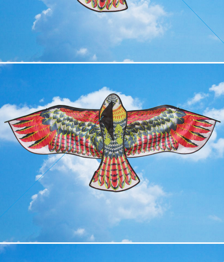 Weifang Kite Wholesale 1.2 M 1.55 M Bright Cloth Heat Printing Children Cartoon Eagle Kite Orchard Bird Repellent Kite Weifang Kite Wholesale 1.2 M 1.55 M Bright Cloth Heat Printing Children Cartoon Eagle Kite Orchard Bird Repellent Kite