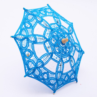 Lace Craft Lace Lace Umbrella Princess Embroidery Silk Cloth Decorative Children&#039;s Photography Foreign Trade Umbrella