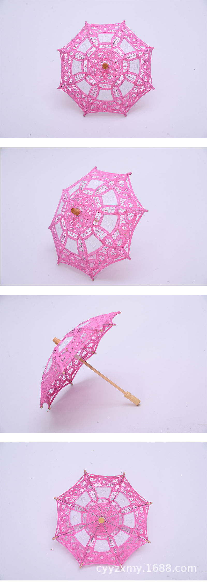 Lace Craft Lace Lace Umbrella Princess Embroidery Silk Cloth Decorative Children's Photography Foreign Trade Umbrella