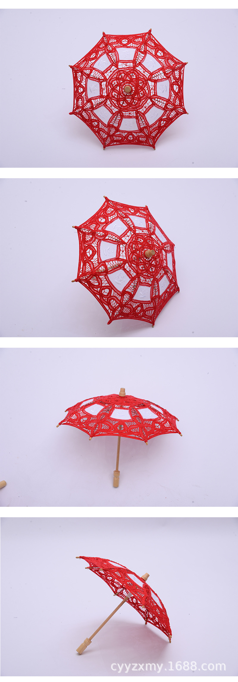 Lace Craft Lace Lace Umbrella Princess Embroidery Silk Cloth Decorative Children's Photography Foreign Trade Umbrella