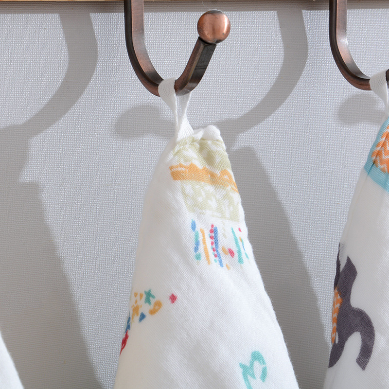Treasure 30 30cm SixLayer Cotton Cloth Square Towel Baby Towel Children Baby Washing Face Handkerchief Nursing Towel