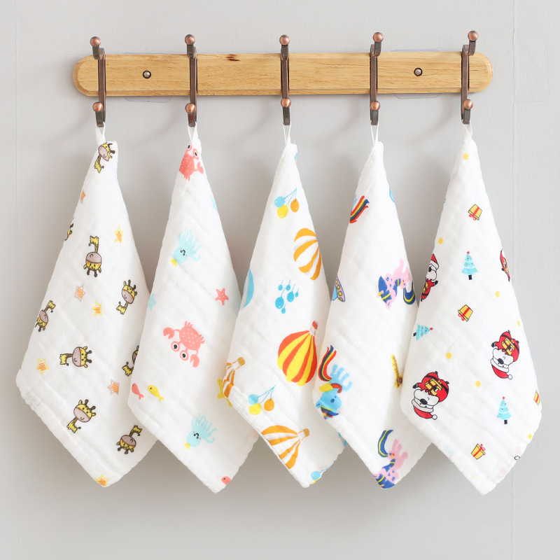 Treasure 30 30cm SixLayer Cotton Cloth Square Towel Baby Towel Children Baby Washing Face Handkerchief Nursing Towel Treasure 30 30cm SixLayer Cotton Cloth Square Towel Baby Towel Children Baby Washing Face Handkerchief Nursing Towel