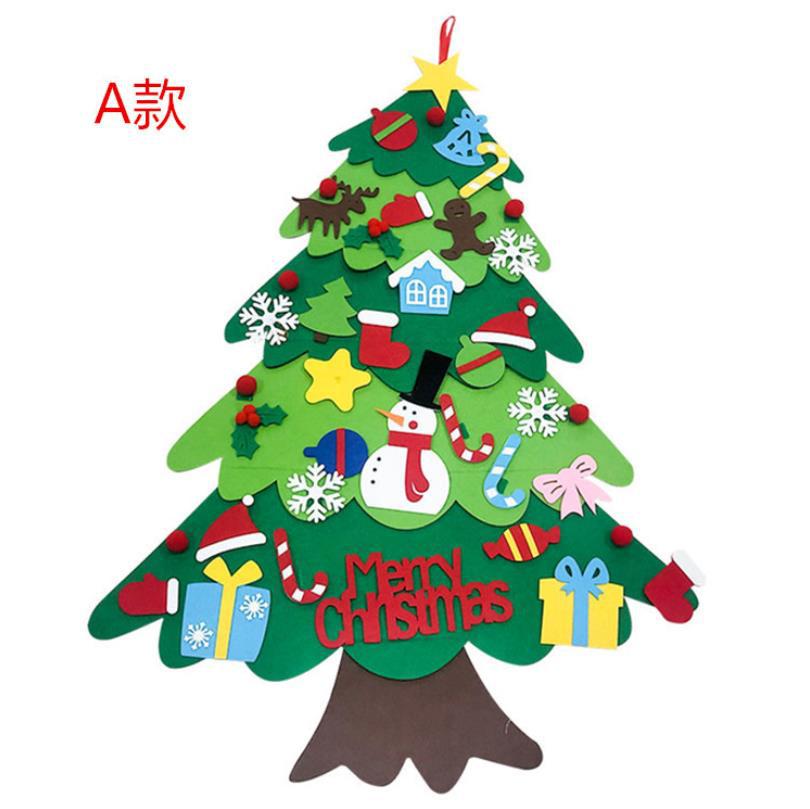 Cross-Border New Arrival Christmas Tree Christmas Ornaments Children DIY Felt Cloth Christmas Tree Christmas Ornament Cross-Border New Arrival Christmas Tree Christmas Ornaments Children DIY Felt Cloth Christmas Tree Christmas Ornament