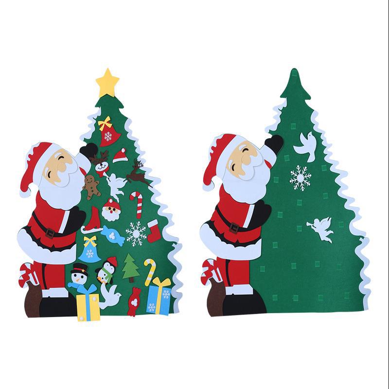 Cross-Border New Arrival Christmas Tree Christmas Ornaments Children DIY Felt Cloth Christmas Tree Christmas Ornament Cross-Border New Arrival Christmas Tree Christmas Ornaments Children DIY Felt Cloth Christmas Tree Christmas Ornament