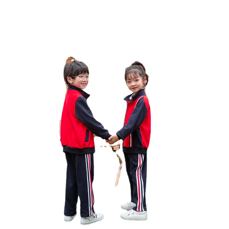Kindergarten Suit Autumn and Winter Suit Primary School Student Autumn School Uniform Boys and Girls Sportswear Casual Wear Business Attire New