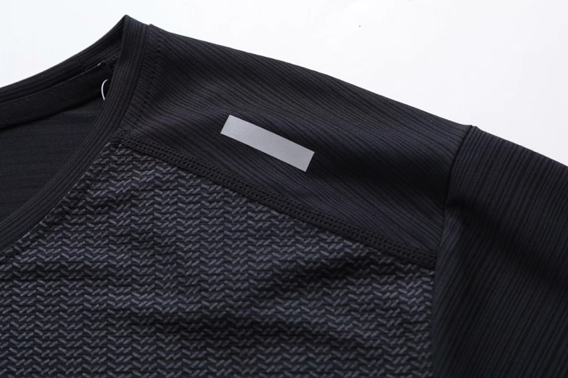 Men's Autumn Fitness Sportswear Moisture Wicking Quick-Drying Yoga Clothes Ice Silk Sports Running Long Sleeve T-shirt