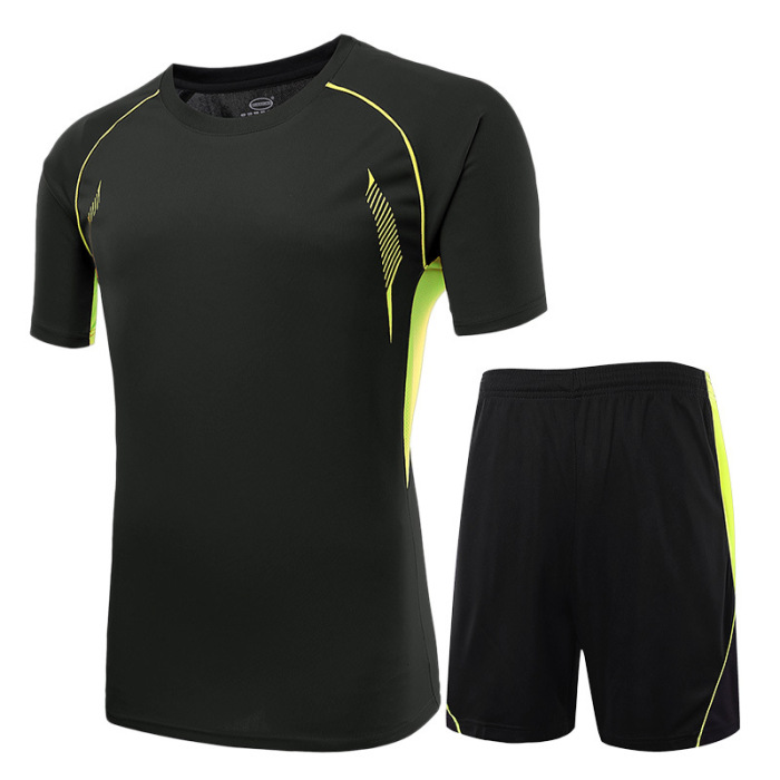 Soccer Uniform Basketball Jersey Sportswear Sports Waistcoat Suit Referee Clothing Quick-Drying Breathable Cooldry Movement T-shirt