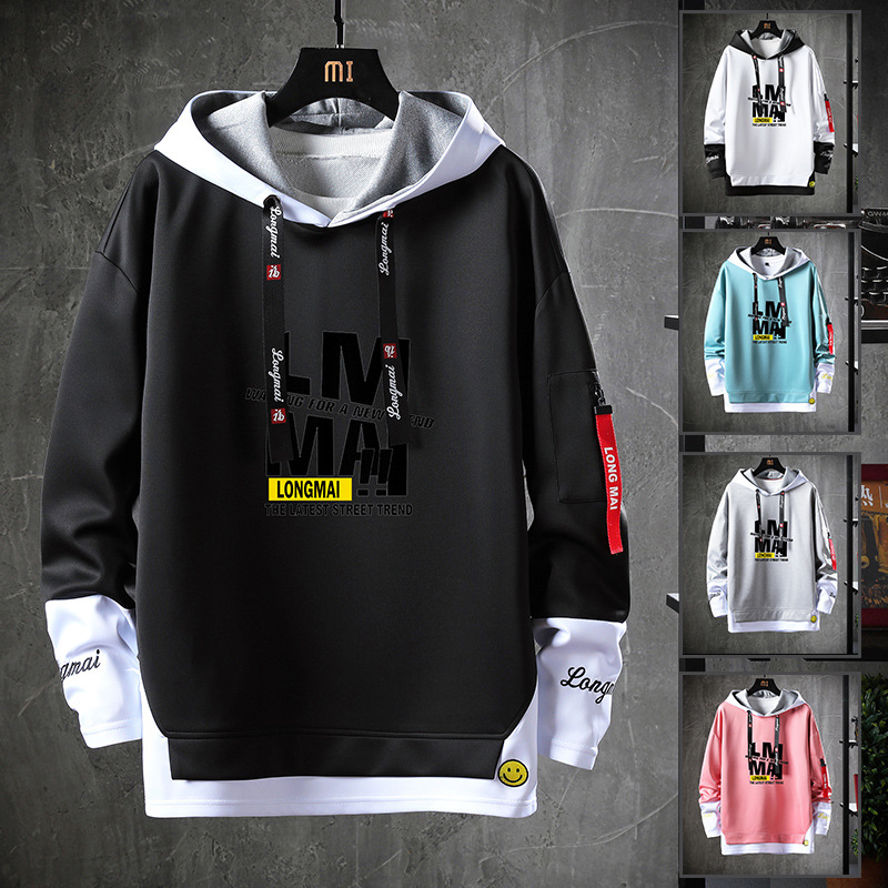 Internet Celebrity Men&#039;s Clothing 2020 Sweater Men&#039;s Autumn and Winter New Foreign Trade Long-Sleeved Hoodie Student Sportswear Fashion Brand Sweater Men