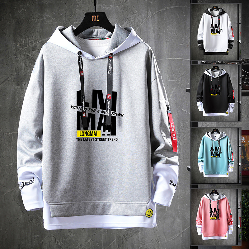 Internet Celebrity Men&#039;s Clothing 2020 Sweater Men&#039;s Autumn and Winter New Foreign Trade Long-Sleeved Hoodie Student Sportswear Fashion Brand Sweater Men
