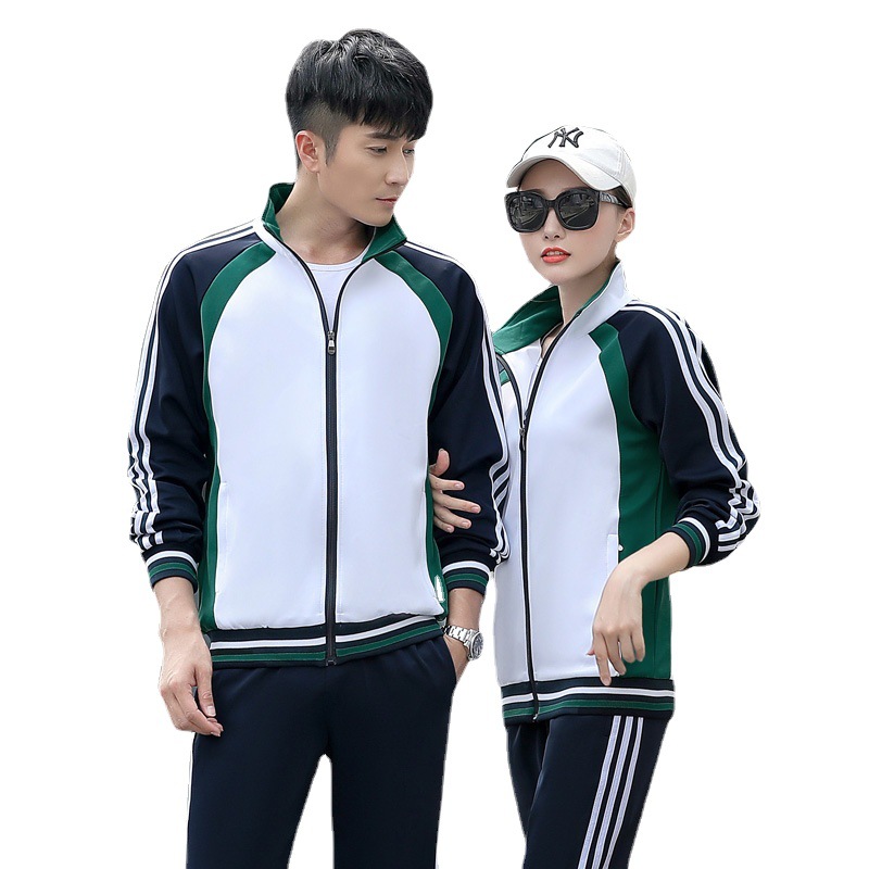 School Uniform Sportswear Suit High School Junior High School Business Attire Spring and Autumn Long-Sleeved School Uniform Middle School Student Autumn Clothing Wholesale Customization
