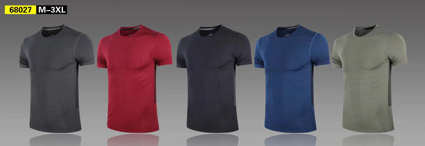 Fitness Clothing Sportswear Men&#039;s Quick-Drying Top Sports Suit Summer Thin Breathable T-shirt Basketball