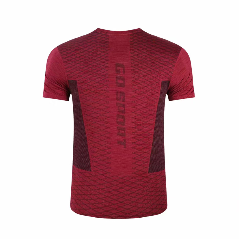 Fitness Clothing Sportswear Men&#039;s Quick-Drying Top Sports Suit Summer Thin Breathable T-shirt Basketball