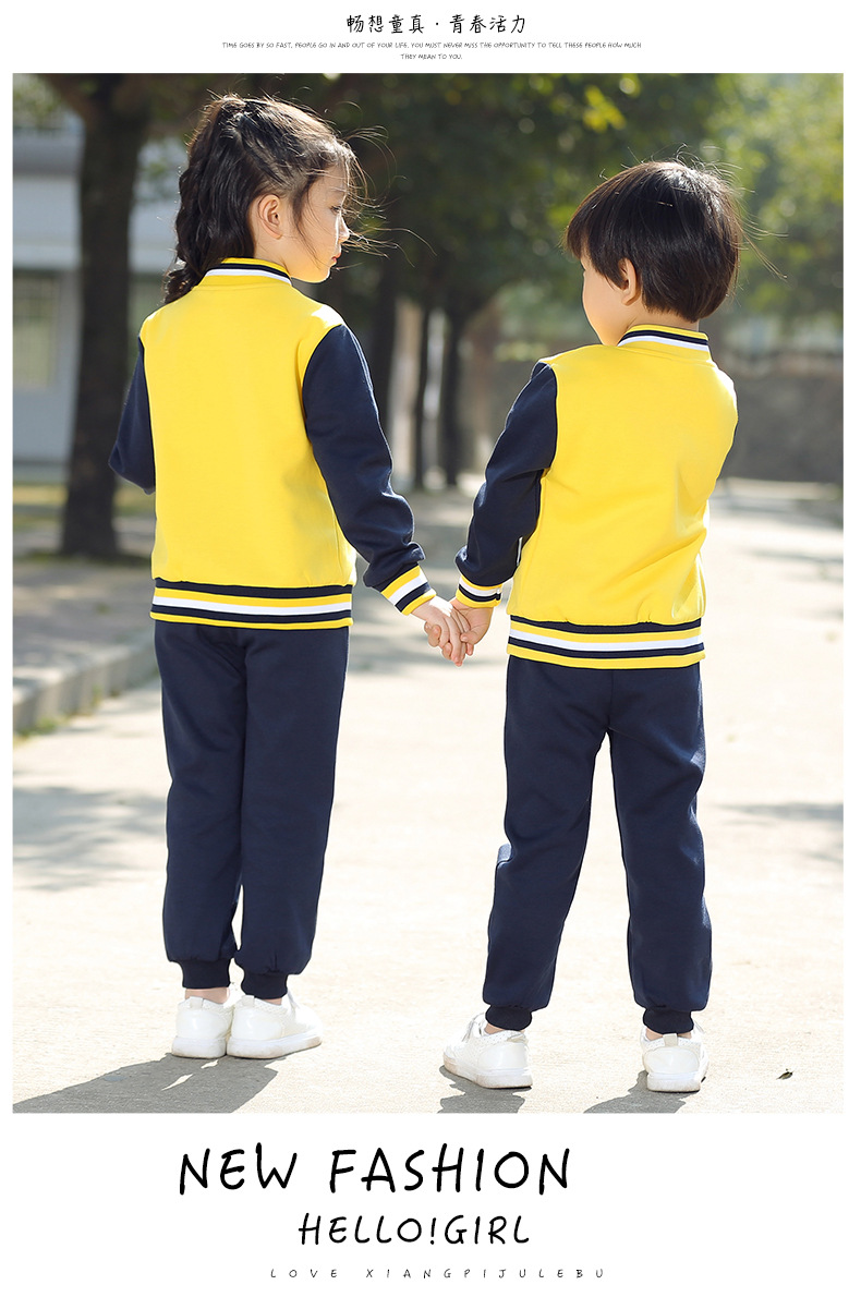 Kindergarten Suit Spring and Autumn Suit Children's Business Attire Sportswear Baseball Uniform Primary School Uniform Red Autumn and Winter New Kindergarten Suit Spring and Autumn Suit Children's Business Attire Sportswear Baseball Uniform Primary School Uniform Red Autumn and Winter New