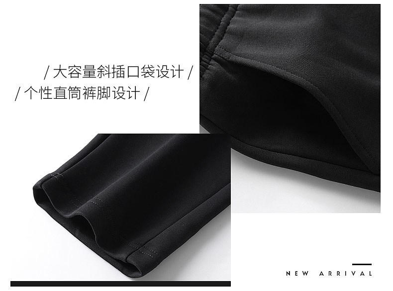 Men's Casual Sweatshirt Outfit 2022 New Spring and Autumn Sportswear Loose round Neck Dad Trendy Two-Piece Suit