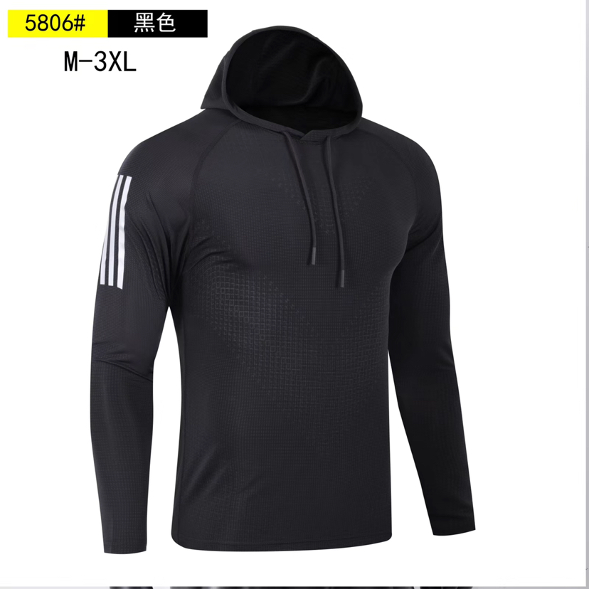 Men&#039;s Autumn Fitness Sportswear Moisture Wicking Quick-Drying Yoga Clothes Exercise Running Outfit Long-Sleeved Sportswear
