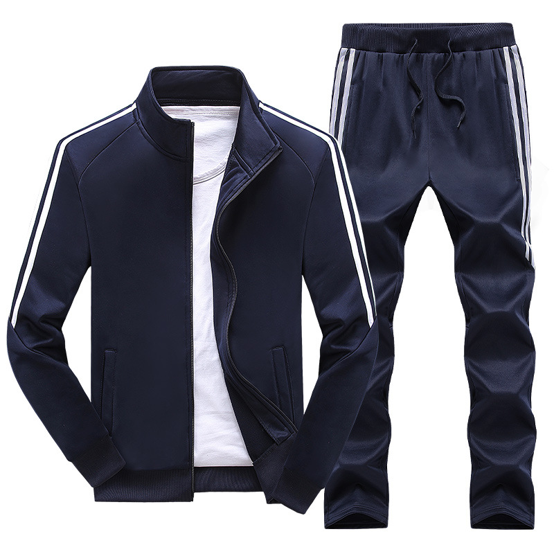Fashion Sweater Middle-Aged Men Spring and Autumn 40-50 Years Old Daddy Autumn Outfit Middle-Aged and Elderly Men&#039;s Casual Sportswear Set