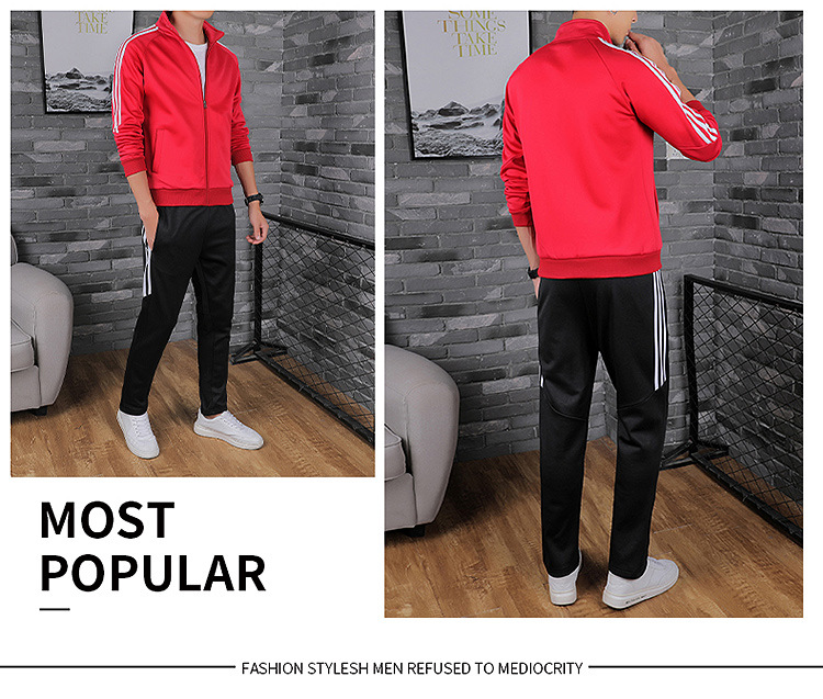 Fashion Sweater Middle-Aged Men Spring and Autumn 40-50 Years Old Daddy Autumn Outfit Middle-Aged and Elderly Men's Casual Sportswear Set