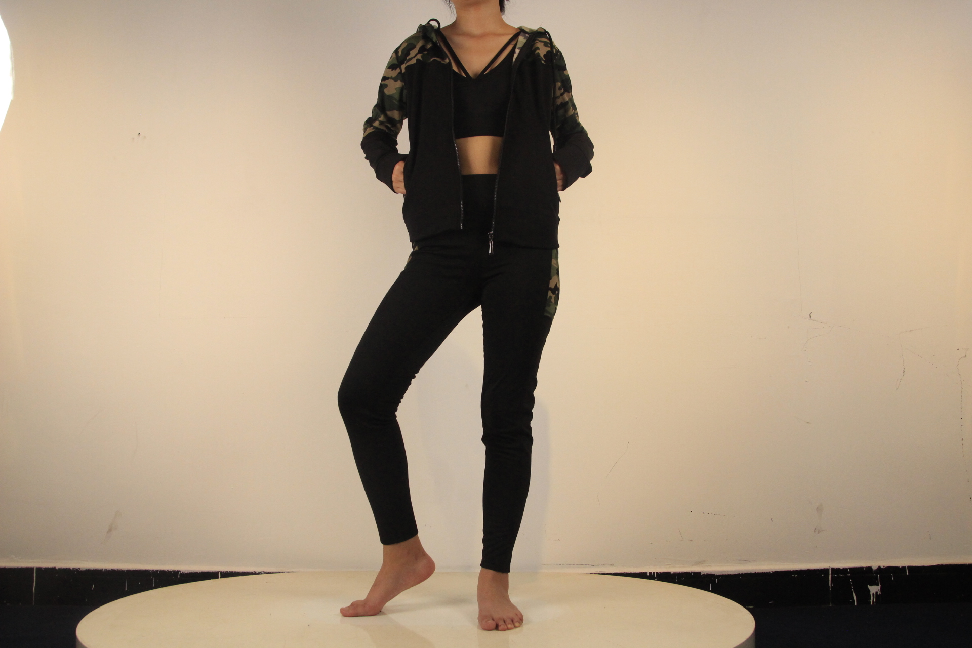 New Women&#039;s Yoga Set 2021 High Elastic Fabric Comfortable Fabric Yoga Three-Piece Set