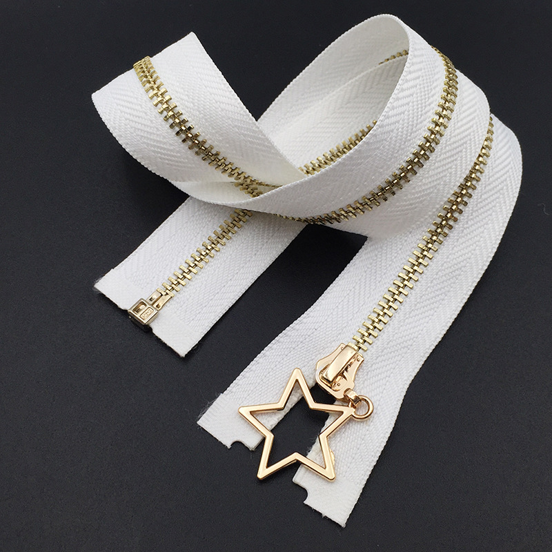 New High-End No. 3 Metal Zipper Pull Head Thin Clothes Cardigan Open-End Closed-End Metal Wedding Dress Zipper Accessory New High-End No. 3 Metal Zipper Pull Head Thin Clothes Cardigan Open-End Closed-End Metal Wedding Dress Zipper Accessory