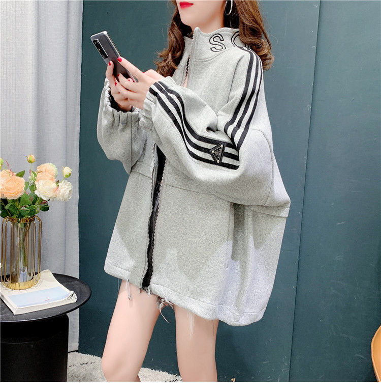 Internet Celebrity Fried Street Cardigan Sweater for Women 2021 New Autumn Western Style Youthful-Looking Korean Style Loose and Lazy Style Coat Fashion Internet Celebrity Fried Street Cardigan Sweater for Women 2021 New Autumn Western Style Youthful-Looking Korean Style Loose and Lazy Style Coat Fashion