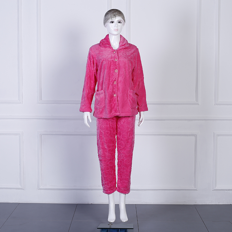 Zhendong Korean Style Women's Thickened Environmentally Friendly Cotton Flannel Pajamas Autumn and Winter Homewear Wholesale
