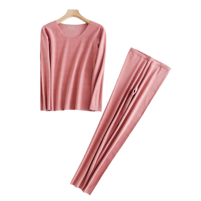 Winter Dralon Thermal Underwear Women&#039;s Suit Seamless Men&#039;s Long Johns Wholesale Fleece Lined Heating Thick Thermal Clothes
