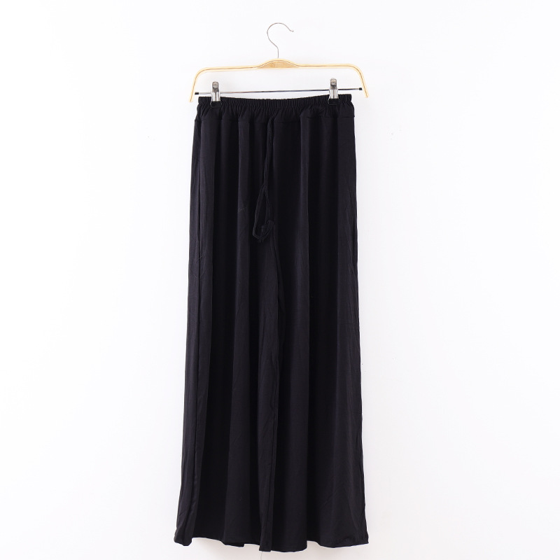 Modern Dance Pants Dance Pants Wide Leg Pants Black Exercise Clothing Loose Base Training Clothes Modal CapriPants Women