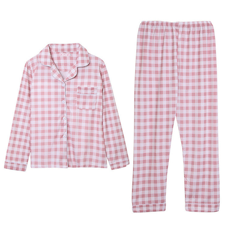 202 New Pajamas Women&#039;s Autumn and Winter Long Sleeves Lapel Suit Trousers Cardigan Casual Air Conditioning Clothes Homewear Ins