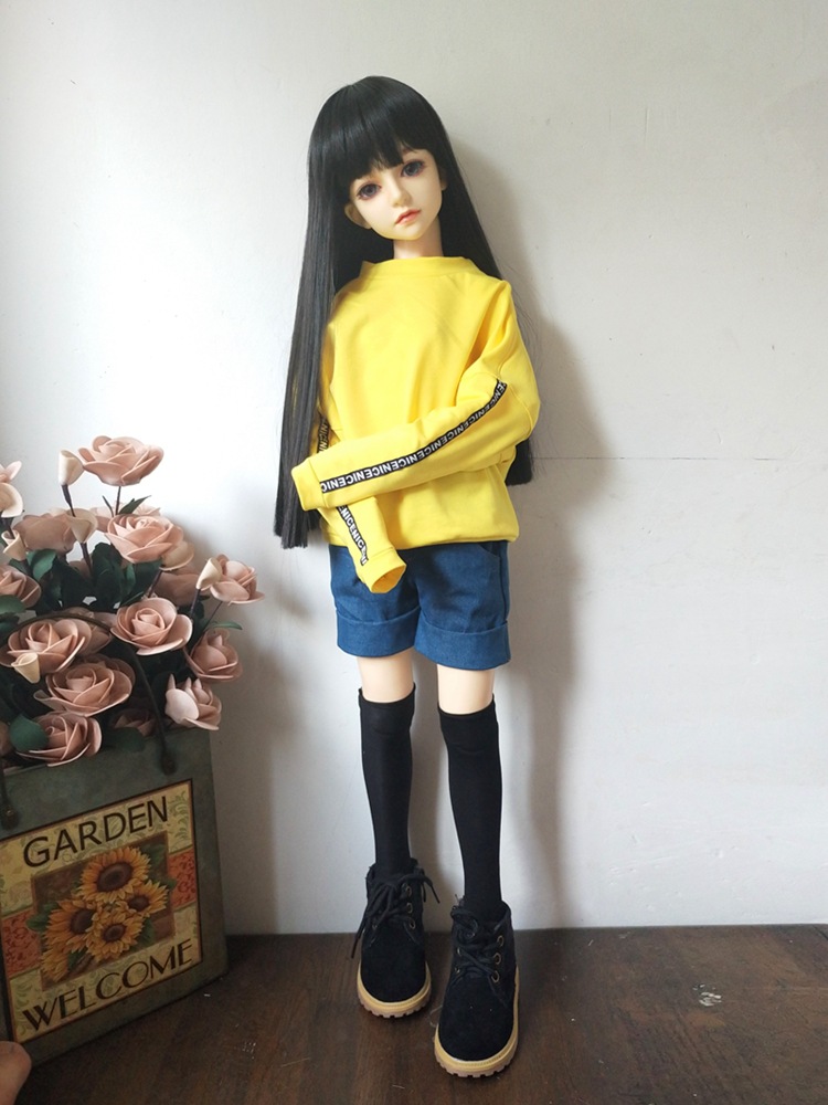 346 Points BJD SD Doll Clothes Three Four Six Multi-Color Sweater Jeans Men&#039;s and Women&#039;s Cotton Multi-Color in Stock Wholesale