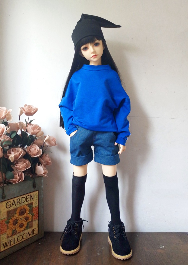 346 Points BJD SD Doll Clothes Three Four Six Multi-Color Sweater Jeans Men's and Women's Cotton Multi-Color in Stock Wholesale