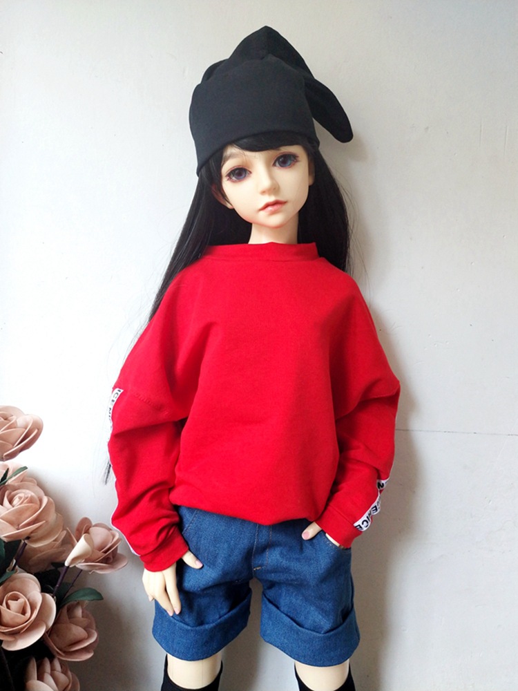 346 Points BJD SD Doll Clothes Three Four Six Multi-Color Sweater Jeans Men's and Women's Cotton Multi-Color in Stock Wholesale