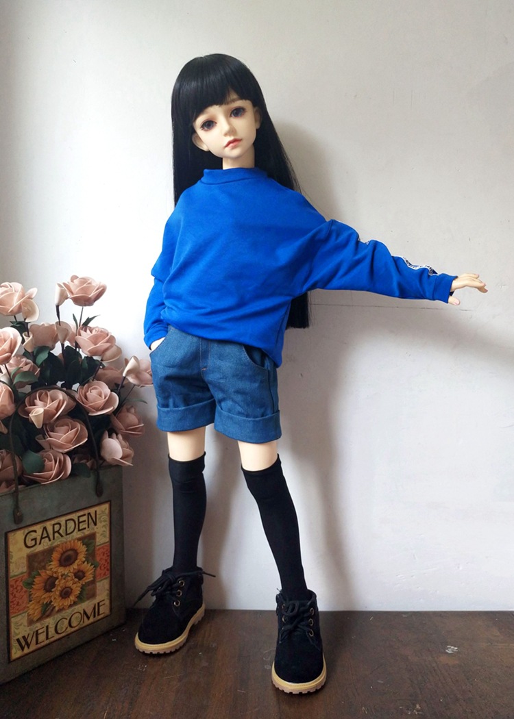 346 Points BJD SD Doll Clothes Three Four Six Multi-Color Sweater Jeans Men's and Women's Cotton Multi-Color in Stock Wholesale