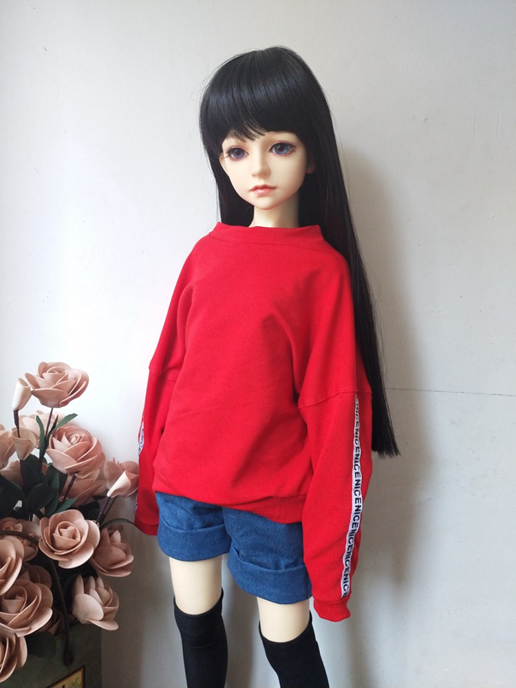 346 Points BJD SD Doll Clothes Three Four Six Multi-Color Sweater Jeans Men's and Women's Cotton Multi-Color in Stock Wholesale