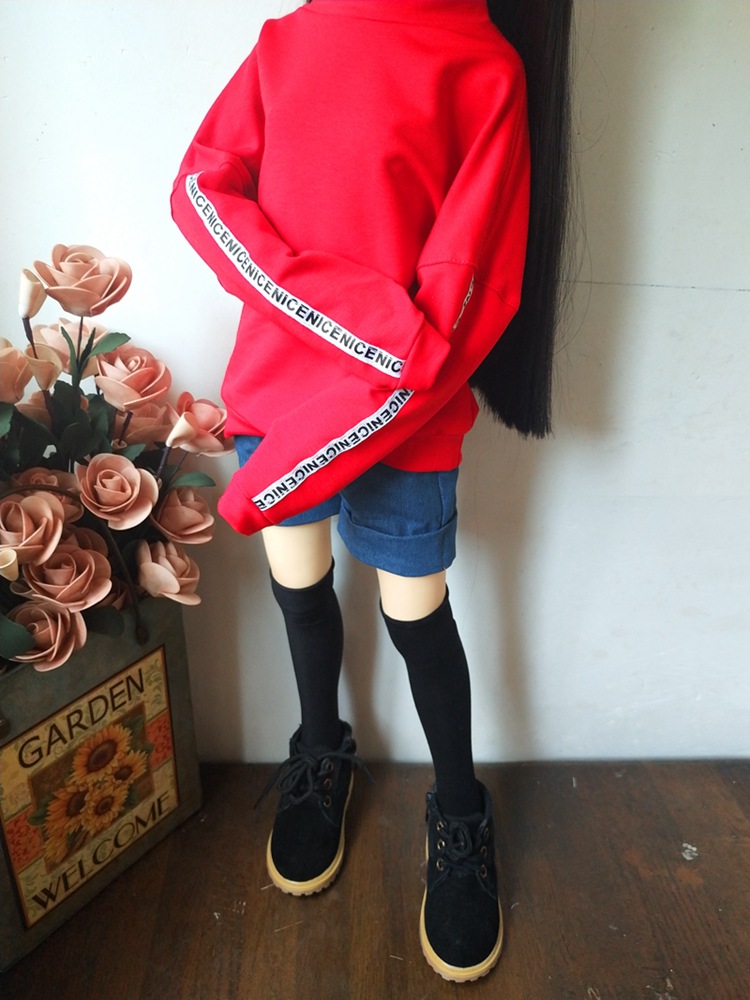 346 Points BJD SD Doll Clothes Three Four Six Multi-Color Sweater Jeans Men's and Women's Cotton Multi-Color in Stock Wholesale