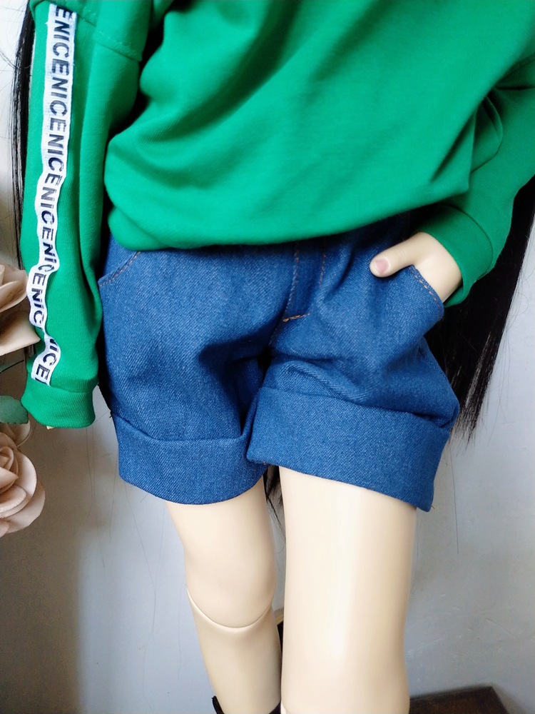 346 Points BJD SD Doll Clothes Three Four Six Multi-Color Sweater Jeans Men's and Women's Cotton Multi-Color in Stock Wholesale