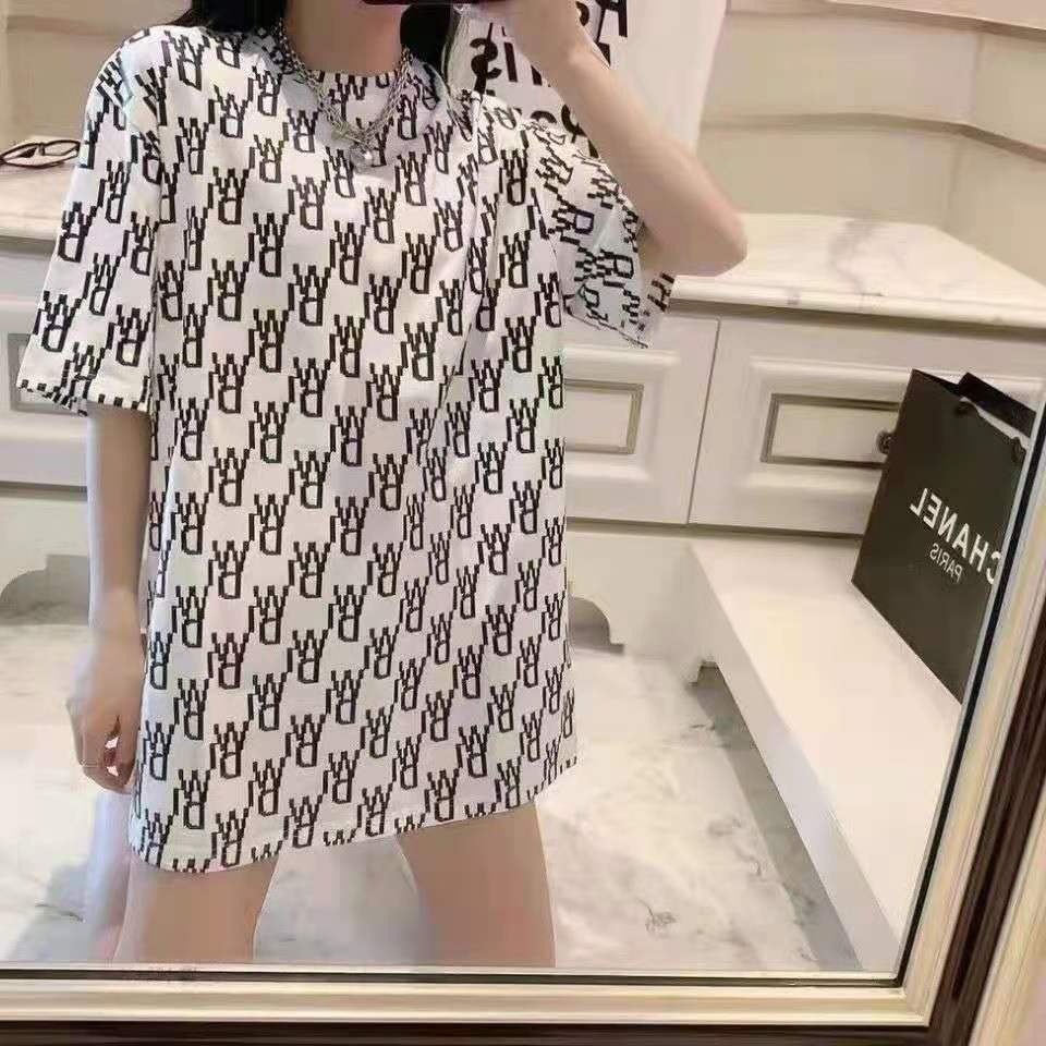Letter Printed T-shirt Hong Kong Style Clothes 2021 Summer New Women&#039;s Fashion Ins Trendy Tops Loose Casual Short Sleeve
