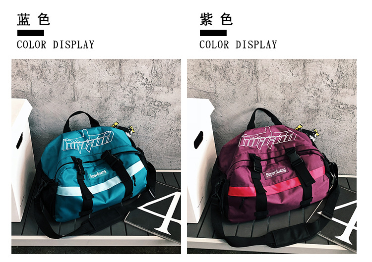 2020 New Trendy Korean Style All-Matching Work Clothes Mechanical Style Oxford Cloth Messenger Bag Couple Men and Women Casual Shoulder Big Bag