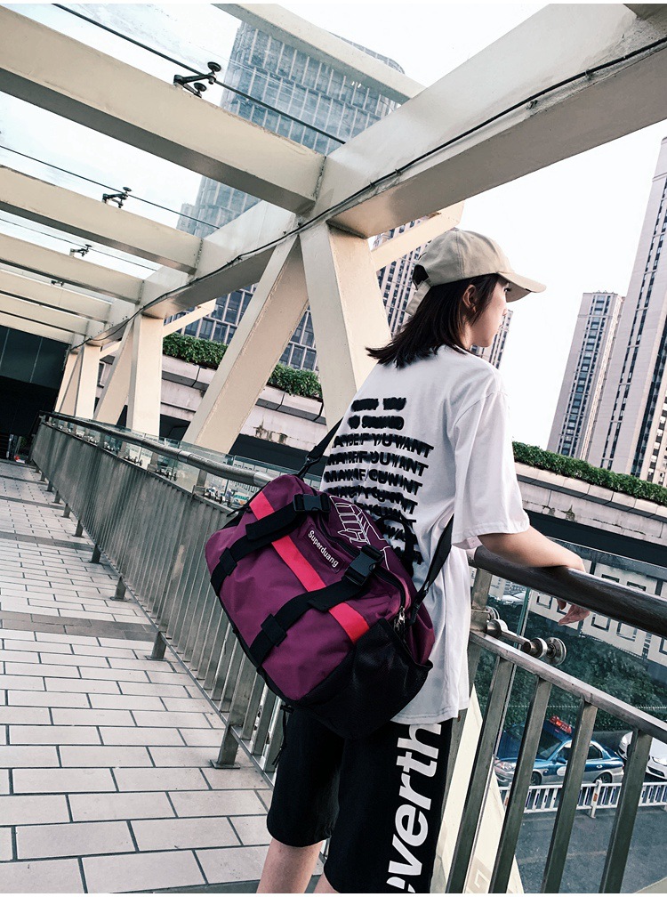 2020 New Trendy Korean Style All-Matching Work Clothes Mechanical Style Oxford Cloth Messenger Bag Couple Men and Women Casual Shoulder Big Bag