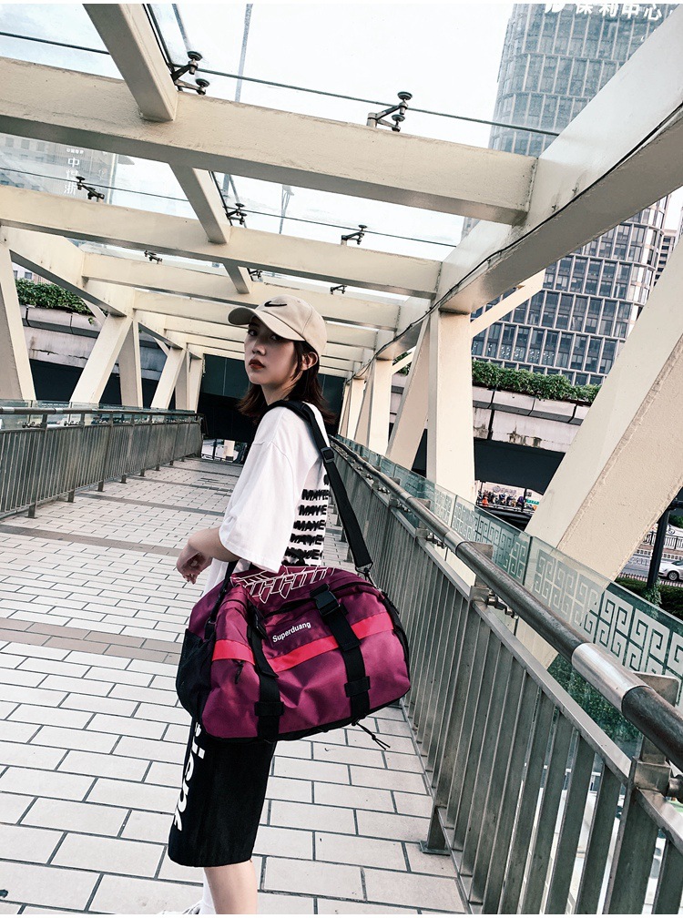 2020 New Trendy Korean Style All-Matching Work Clothes Mechanical Style Oxford Cloth Messenger Bag Couple Men and Women Casual Shoulder Big Bag