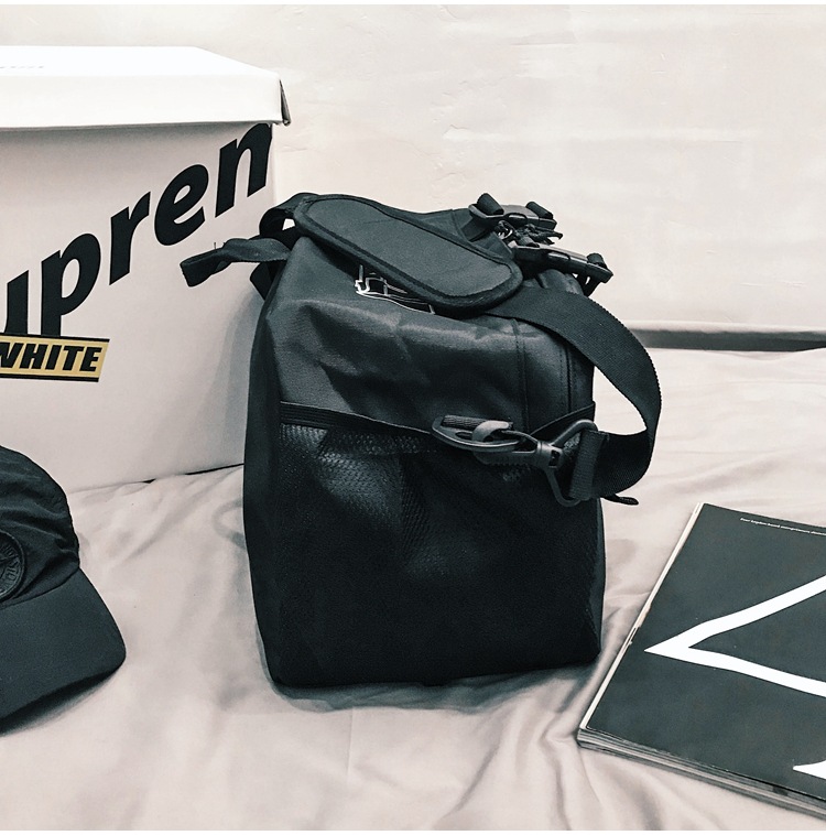 2020 New Trendy Korean Style All-Matching Work Clothes Mechanical Style Oxford Cloth Messenger Bag Couple Men and Women Casual Shoulder Big Bag