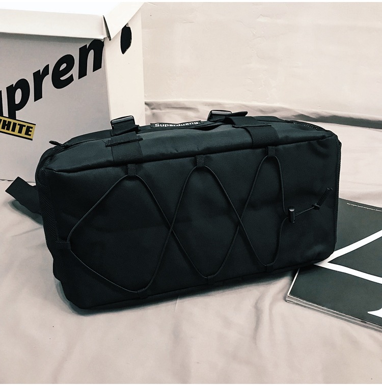 2020 New Trendy Korean Style All-Matching Work Clothes Mechanical Style Oxford Cloth Messenger Bag Couple Men and Women Casual Shoulder Big Bag