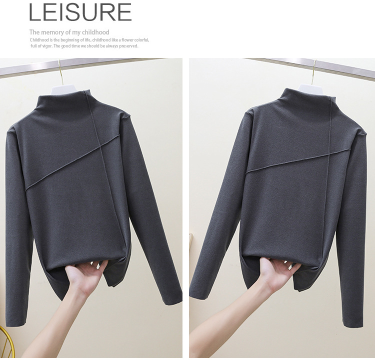 Thermal Clothes Women's Autumn and Winter plus Size Turtleneck Bottoming Shirt Long Sleeves Outerwear Tshirt Women Thermal Clothes Women's Autumn and Winter plus Size Turtleneck Bottoming Shirt Long Sleeves Outerwear Tshirt Women