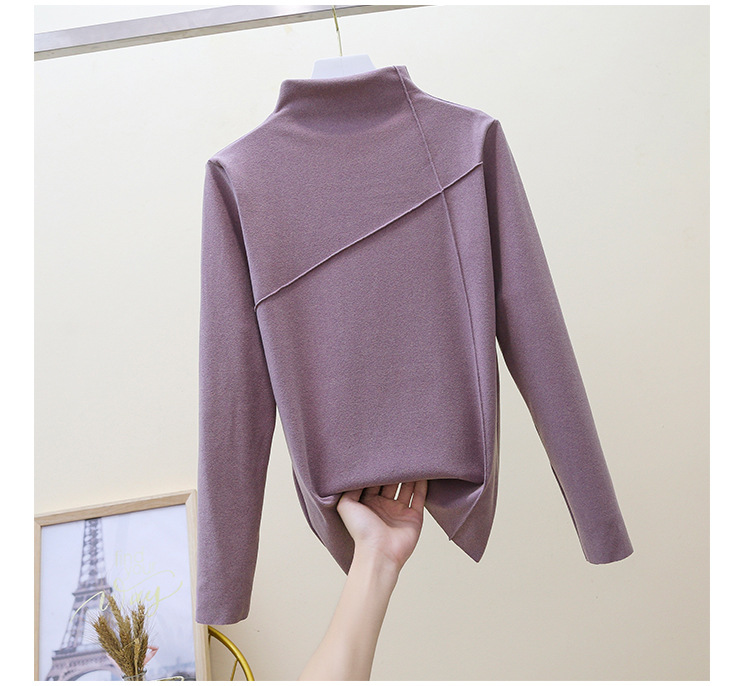 Thermal Clothes Women's Autumn and Winter plus Size Turtleneck Bottoming Shirt Long Sleeves Outerwear Tshirt Women Thermal Clothes Women's Autumn and Winter plus Size Turtleneck Bottoming Shirt Long Sleeves Outerwear Tshirt Women