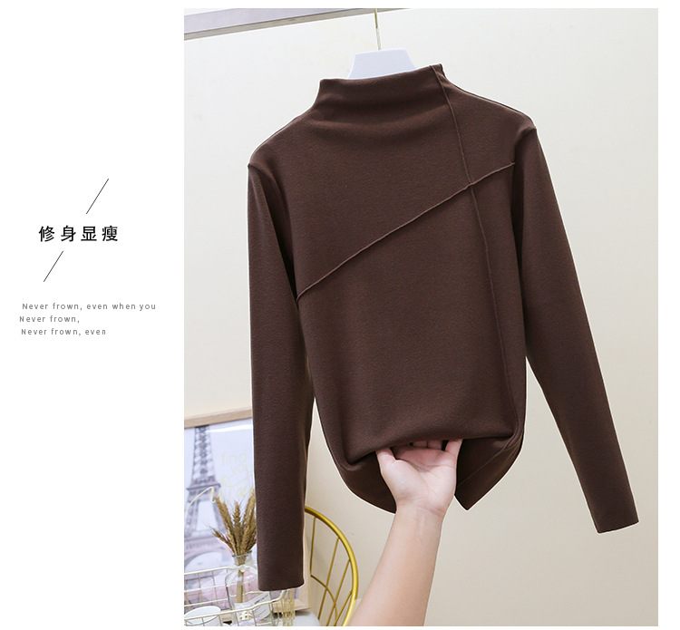 Thermal Clothes Women's Autumn and Winter plus Size Turtleneck Bottoming Shirt Long Sleeves Outerwear Tshirt Women Thermal Clothes Women's Autumn and Winter plus Size Turtleneck Bottoming Shirt Long Sleeves Outerwear Tshirt Women