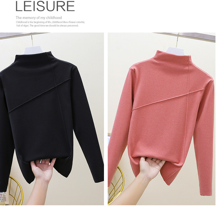 Thermal Clothes Women's Autumn and Winter plus Size Turtleneck Bottoming Shirt Long Sleeves Outerwear Tshirt Women Thermal Clothes Women's Autumn and Winter plus Size Turtleneck Bottoming Shirt Long Sleeves Outerwear Tshirt Women