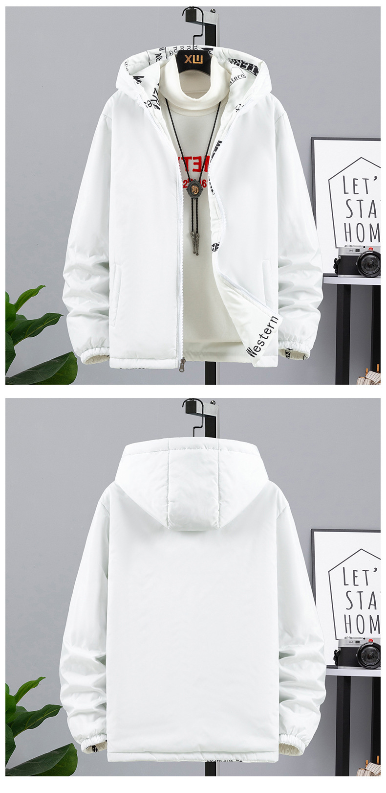 Double-Sided Wear Cotton Coat Men 'S 2021 New Winter Trendy Student Handsome Loose Cotton-Padded Clothes Ins Raccoon Top Double-Sided Wear Cotton Coat Men 'S 2021 New Winter Trendy Student Handsome Loose Cotton-Padded Clothes Ins Raccoon Top