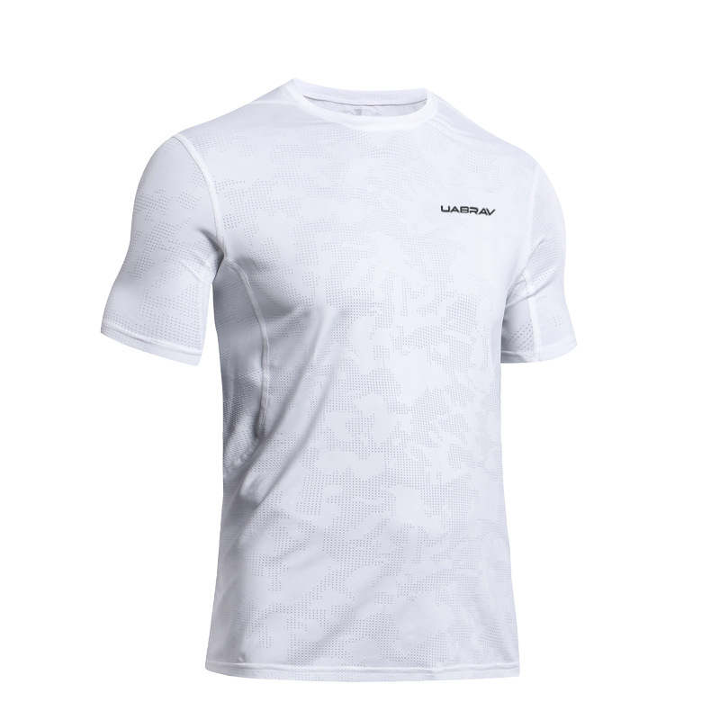 Outdoor Running Exercise T-shirt Short Sleeve Men&#039;s Summer Loose Breathable Basketball Training Quick Drying Clothes