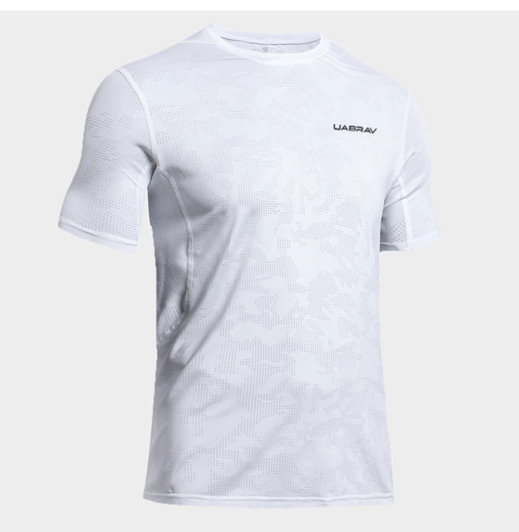 Outdoor Running Exercise T-shirt Short Sleeve Men's Summer Loose Breathable Basketball Training Quick Drying Clothes