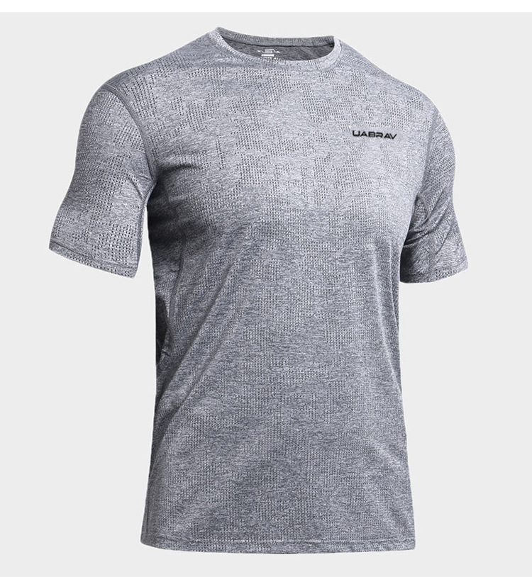 Outdoor Running Exercise T-shirt Short Sleeve Men's Summer Loose Breathable Basketball Training Quick Drying Clothes